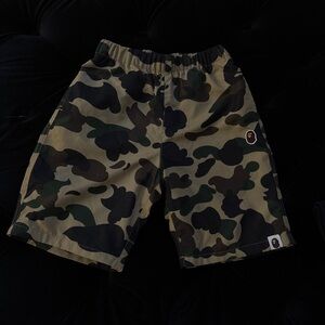 Camouflage Patterned Shorts